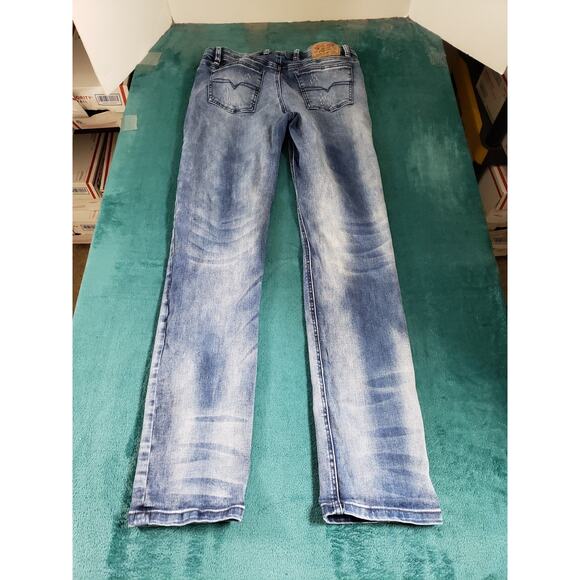 Diesel Jeans Size 16 Youth Girls Blue Pants Stretch Waykee J Mid Rise Straight - Picture 12 of 14